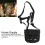 Horse Muzzle Anti Biting Easy Breathe Large Hole Grazing Muzzle for Equestrian 10