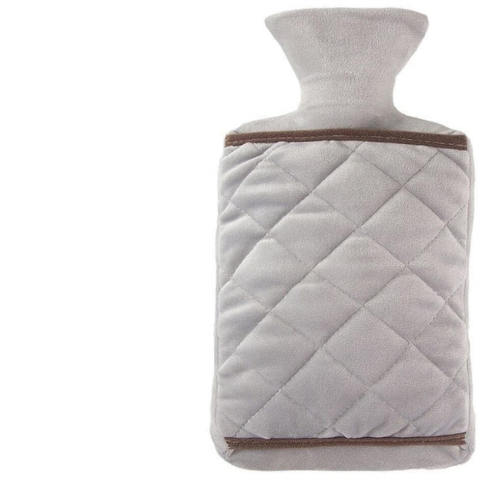 Water Injection Rubber Hot Water Bottle 1000ml Capacity Model 03 Thick Rubber Cloth Bag Included Hand And Feet Warmer