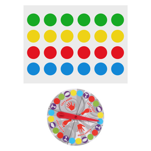 Twist-Spiel, Twist-Moves-Matte, Brettspiel,