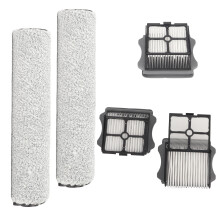 Floor Roller Brush & Filter Kit for Wired Floor Washer Soft Durable Quick Fit