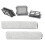 Floor Roller Brush & Filter Kit for Wired Floor Washer Soft Durable Quick Fit 14