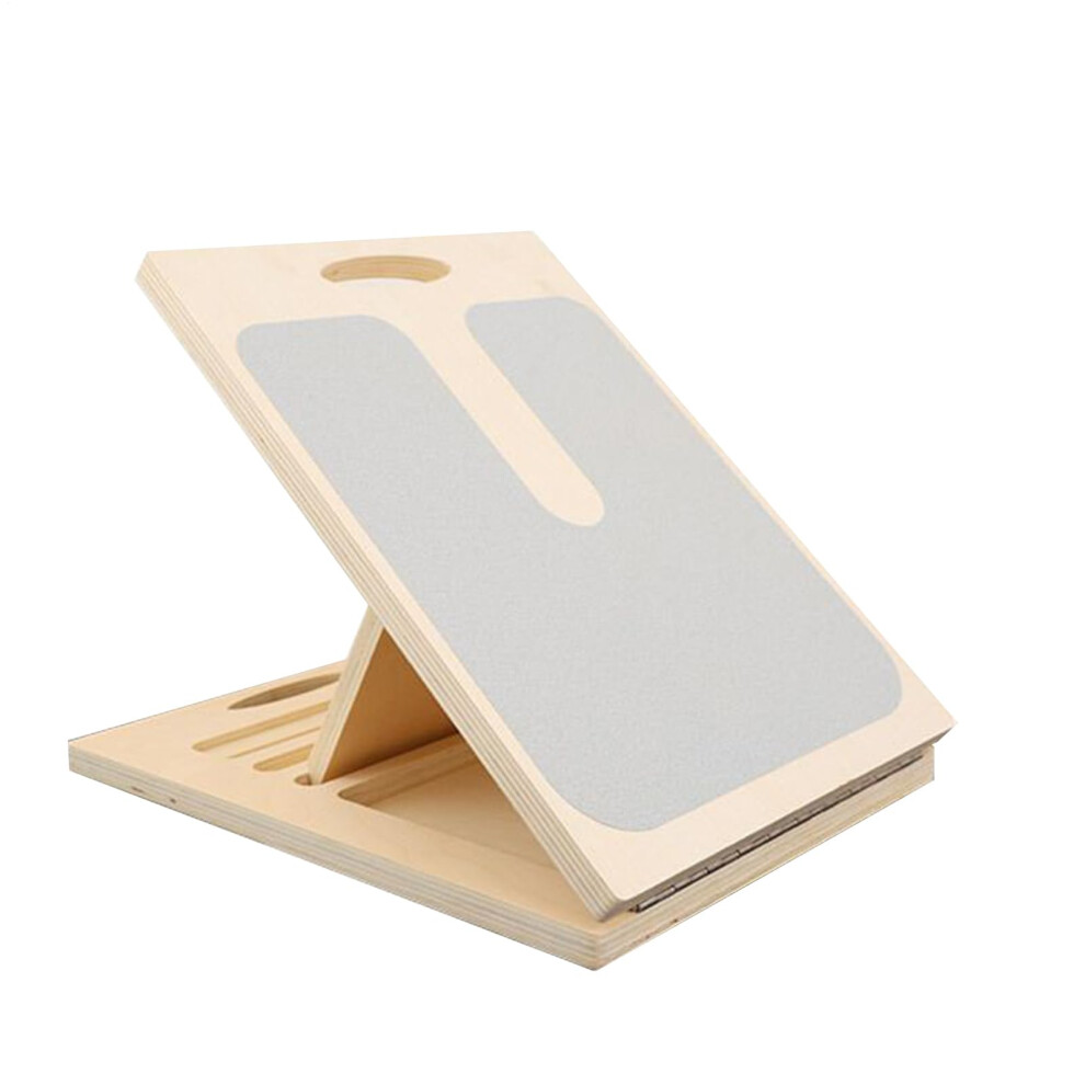 Calf Stretcher 15.75x11.81 Inches Wooden Slant Board Incline Wedge For Ankle Rehab, Home Gym Balance Training