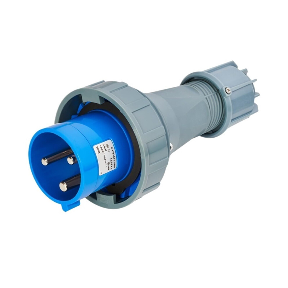 Ip67 125A 3Pin Waterproof Industrial Plug Connector, Weatherproof, Outdoor Use 9339159338278