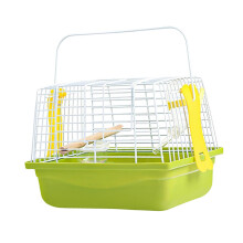 Bird Cage Portable Stand Cage Outdoor With Carry Handle Metal Frame For Parrot Cockatiel Conures Lovebirds Parakeet