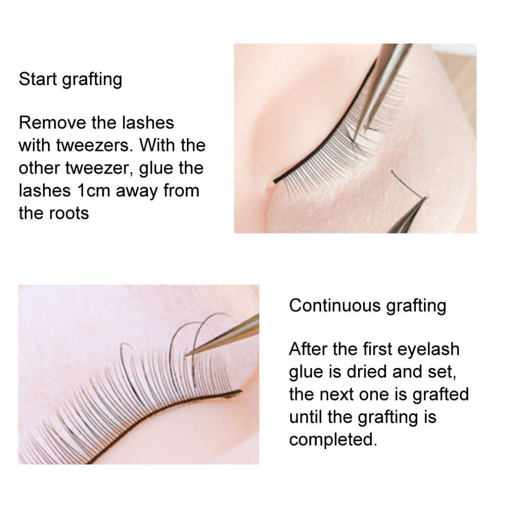 5 Pairs Soft False Eyelashes for Beginner Training and Salon Practice