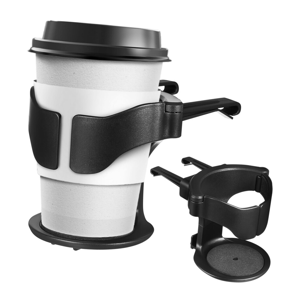 Car Vent Cup Holder 2 Pack Air Vent Bottle Holder For Cars Durable Secure Grip Fits Most Vehicle Vents 9323874073583