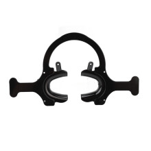 Professional C Shape Mouth Opener with Handle - Black ABS Material