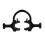 Professional C Shape Mouth Opener with Handle - Black ABS Material 1