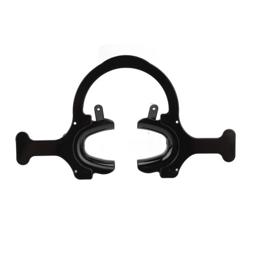 Professional C Shape Mouth Opener with Handle - Black ABS Material