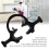 Professional C Shape Mouth Opener with Handle - Black ABS Material 6