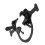 Professional C Shape Mouth Opener with Handle - Black ABS Material 10