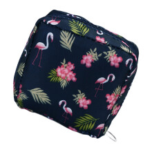 Effective Lady's Personal Care Pouches Practical-Navy flamingo