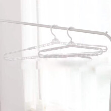XL verstellbare Kleiderbügel, Weiß, Schulter ausziehbar