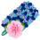 Flower Design Animal Foraging Pad Training Tool For Rabbit-D 1