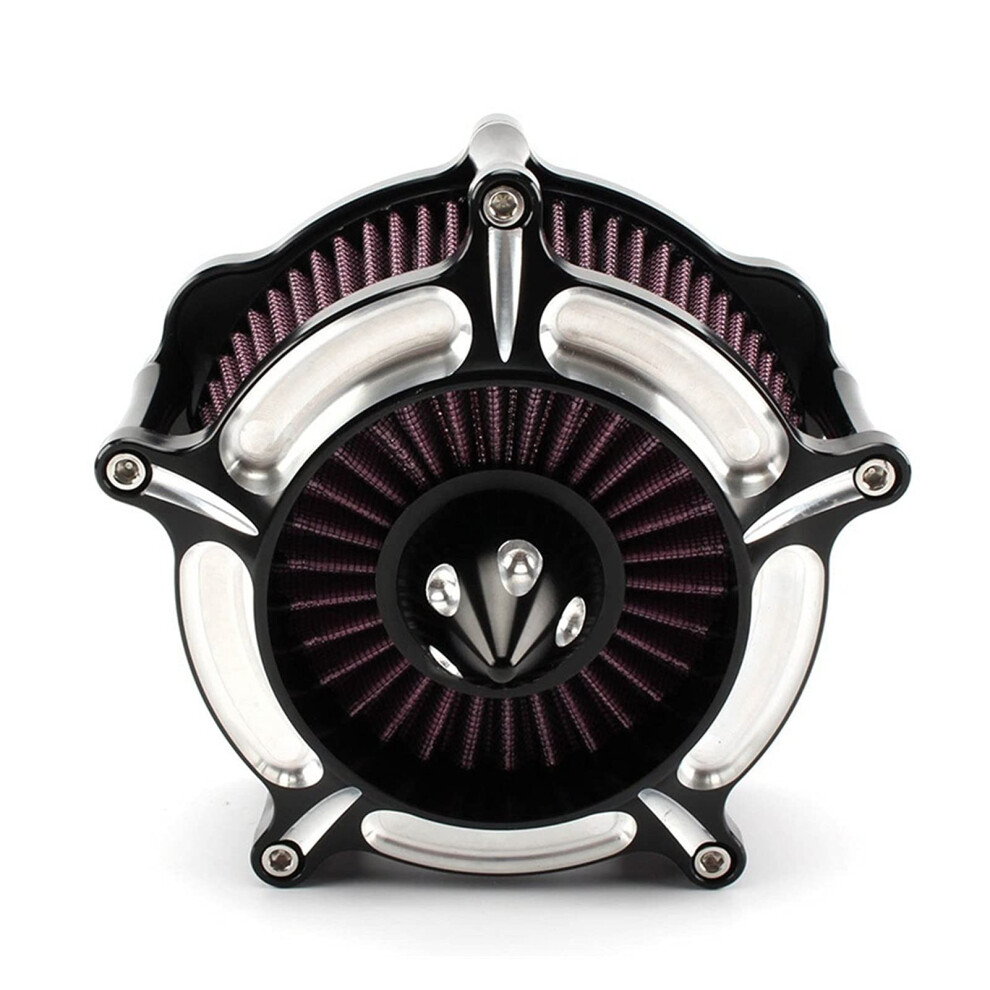 Air Filters Turbine Air Cleaner Intake Filter For Harley Sportster Iron Xl 883 1200 Fortyeight Seventytwo Black 9067246016012