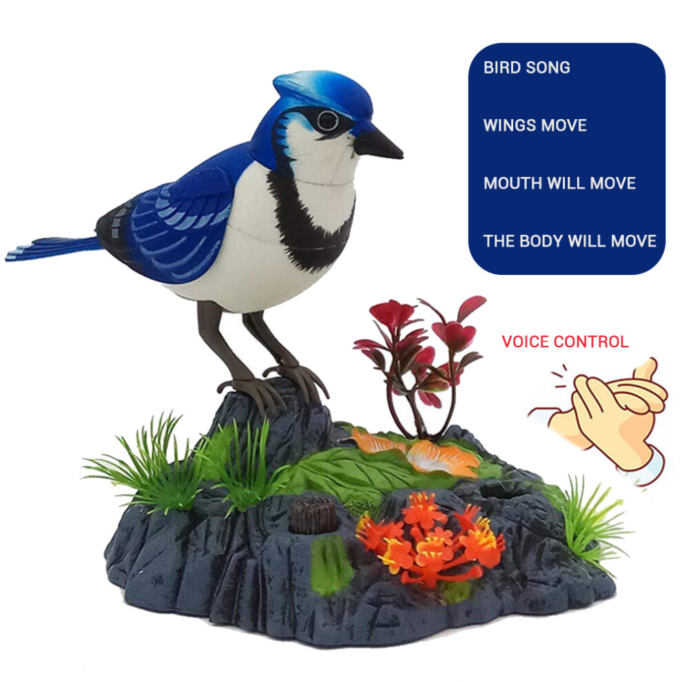 Electronic Talking Bird with Motion Sensor Singing & Chirping Kids Animal Toy