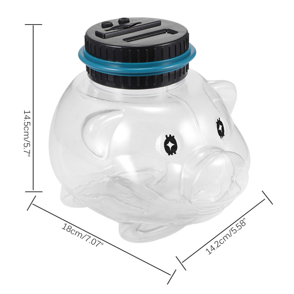 Electronic Piggy Bank With Lcd Counter - Money Saving Storage Jar 4611363524926