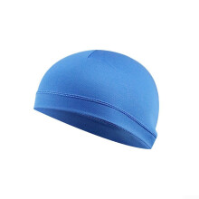 Skull Cap Breathable Helmet Liner SweatWicking QuickDry Lightweight Beanie For Running Cycling Blue