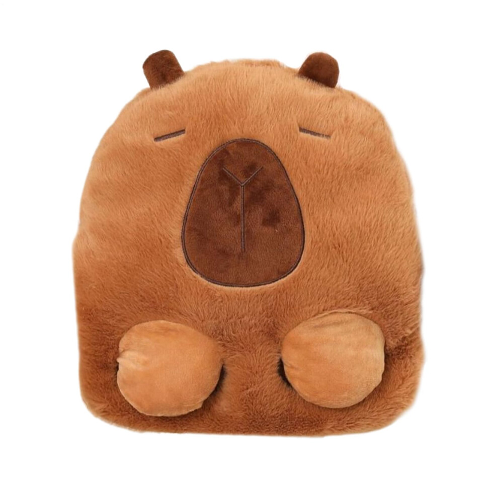 Hand Warmer Plush Electric Heater With 3Level Temp Control Under Desk Warmer 2In1 Soft Material Timer