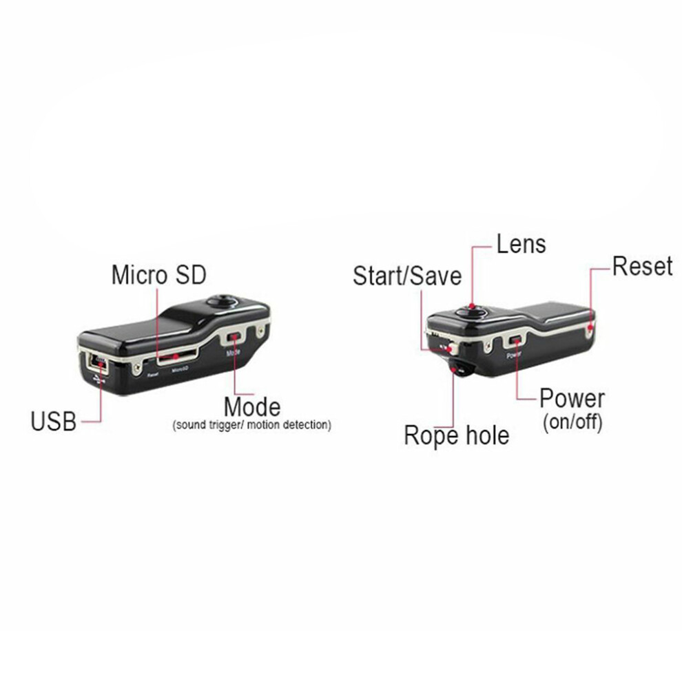 Small Hd Dv Camcorder Dvr Video Camera Webcam For Helmet Bike Motorbike 4661363526901