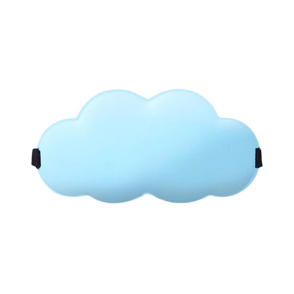 Blue Sleeping Blindfold 3D Cloud Cartoon Eye Mask Sleep Shade Eyepatch Cute Eyelashes Sleeping Aid