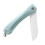 Portable Foldable Ceramic Fruit Knife with Curved Blade & ABS Handle 2