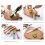 Portable Foldable Ceramic Fruit Knife with Curved Blade & ABS Handle 3