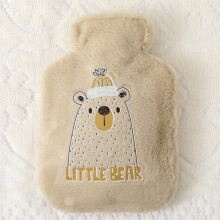 Hot Water Bottle Plush Rabbit Cover With Shoulder Strap Model 750 Cartoon Cute