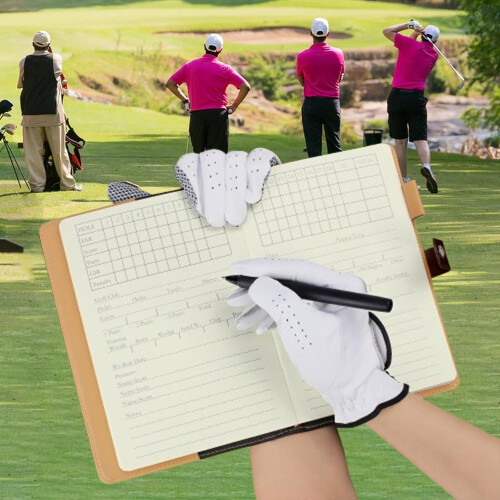 Golf Notebook Lightweight Golf Scorecard Book Professional Tournament Diary Gift 1