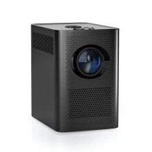 Mini Projector 1080P Android, 400 ANSI Portable LED Beamer, WiFi Smart TV Home Beamer, Black