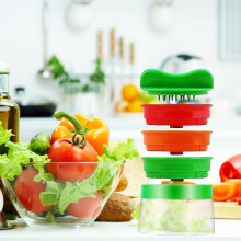 Vegetable Spiralizer Hand Tool for Carrots Cucumber Potato Noodles Kitchen Aid