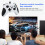 Wired Gamepad Controller für PC/XBOX ONE, 1,8 m Kabel, ABS Schwarz 6
