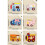 Patchs de couture de voiture de dessin animé, 6 pièces, patchs 3