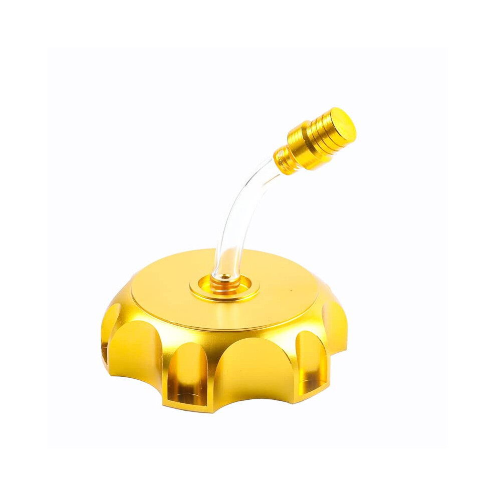 Motorcycle Fuel Tank Cap Cover Universal Cnc Aluminum For 70Cc 110Cc 125Cc 150Cc Vent Breather Gold 9339159340455