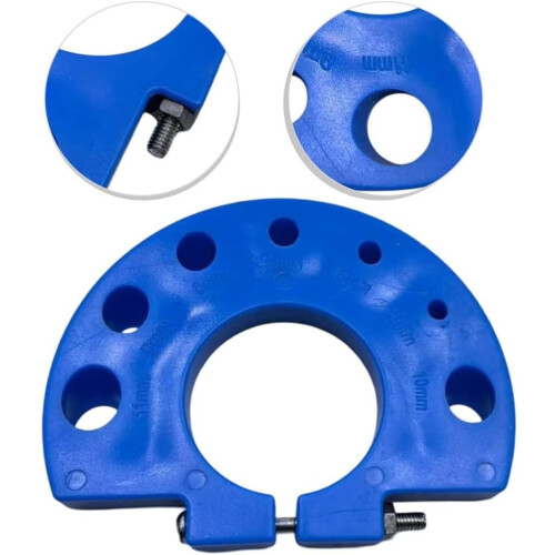 Drill Bit Grinding Attachment For Sharpening With Multiple Angle Notches, ABS Plastic, Compatible With Speed Steel 2