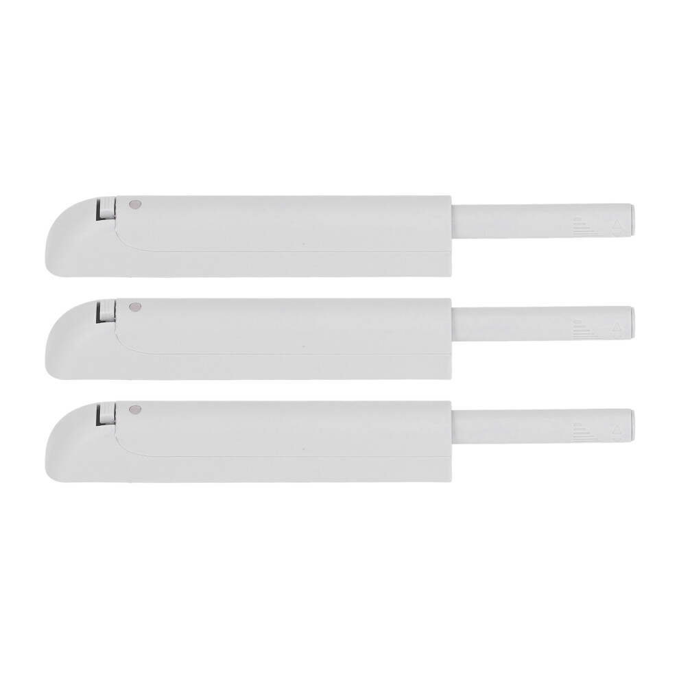 3Pcs Gray Push Latch Damper For Cabinets Closets - Oxidation Resistant 5051363534157