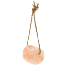 Natural Pink Salt Lick Brick For Livestock Hanging With Rope For Horses Cattle Deer Farm Animals