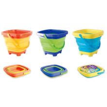 Faltbarer Strand-Eimer in verschiedenen Farben 2L 20x17x11cm