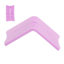 Purple Acrylic V-Shaped Desktop Photo Holder, 5.9x2.5x2cm