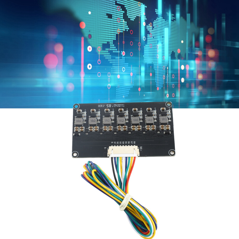 Battery Active Equalizer For Lifepo4 8S, 30Ah, Voltage Balance Board 4601363535923