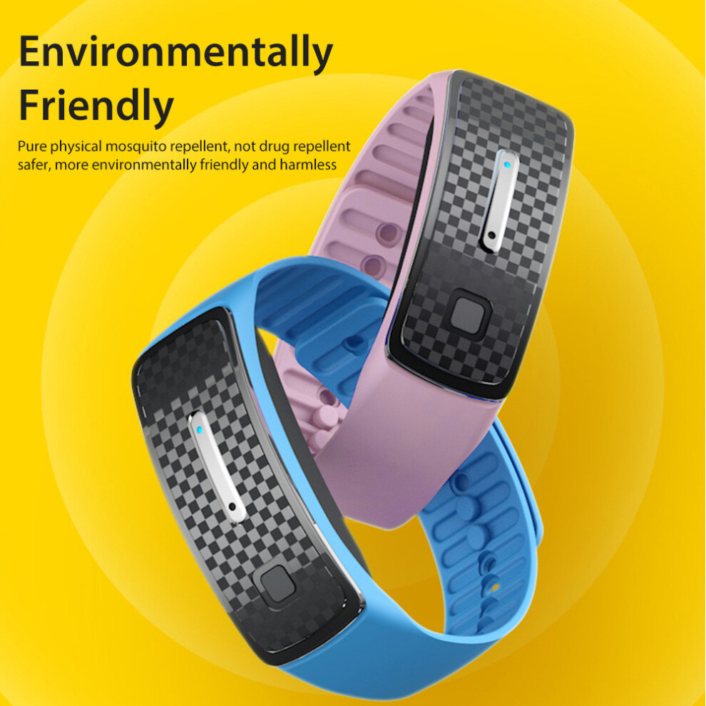 Rechargeable Ultrasonic Pest Repellent Wristband Anti Mosquito Outdoor Gear 4681363536656