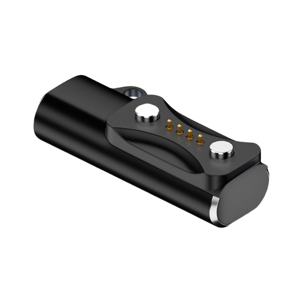 Type C Fast Charging Converter Connector Adapter For Smartwatch Lightweight Travel Friendly Black 9323874077536