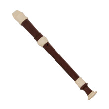 IRIN ABS Descant Recorder 8-Hole Baroque Style, 32.5cm, Coffee