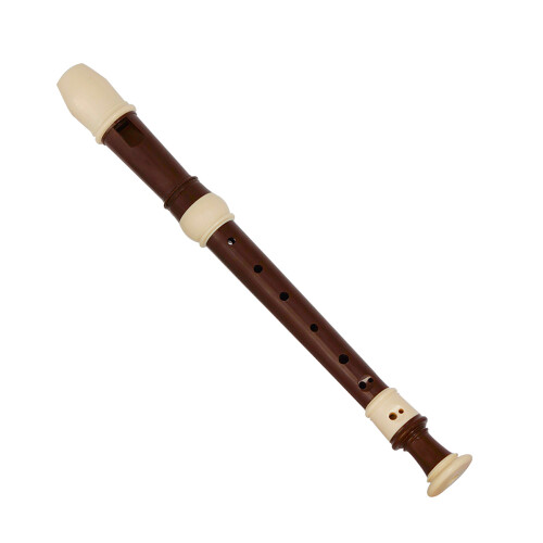 IRIN ABS Descant Recorder 8-Hole Baroque Style, 32.5cm, Coffee 2