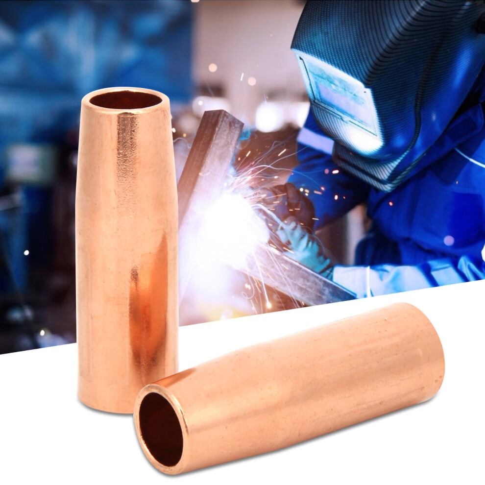 2Pcs 5/8In Mig Nozzle 21Â62 100L Compatible With Tweco Mini/1 Torch 7891363536021