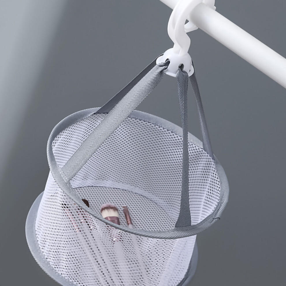 Light/Gray 20Cm Diameter Adjustable Beauty Egg Drying Net With 360 Rotation