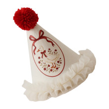 Lustiger Enten-/Blumen-Festival-Hut, elastisches Stirnband,-Rot