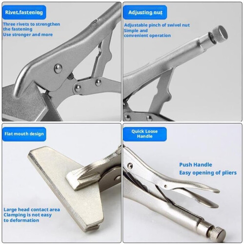 End Cut Nippers 10Piece Set, 3.8Inch Pliers, Manual Nail Pulling 1