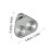 Multiple Angle Rotating Phone Holder Double Circles-Black 3