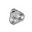 Invisible Phone Stand Holder Double 360 Spin Strong ABS-Silver 1